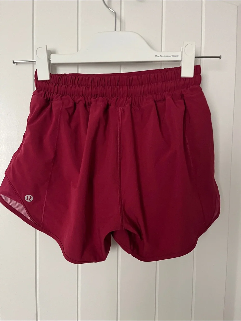 lululemon athletica Hotty Hot 2.5”Women's Deep Red Running Shorts